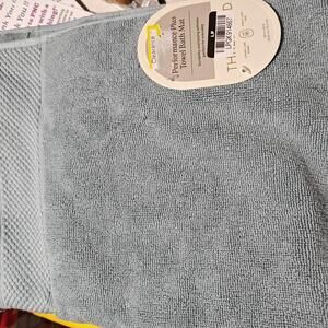 100% Cotton Fade Resistant Performance Plus Towel Bath Mat Threshold Aqua Blue